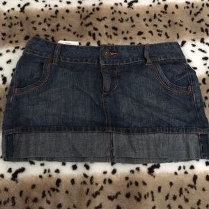 SO NWT jeans skirt size 9